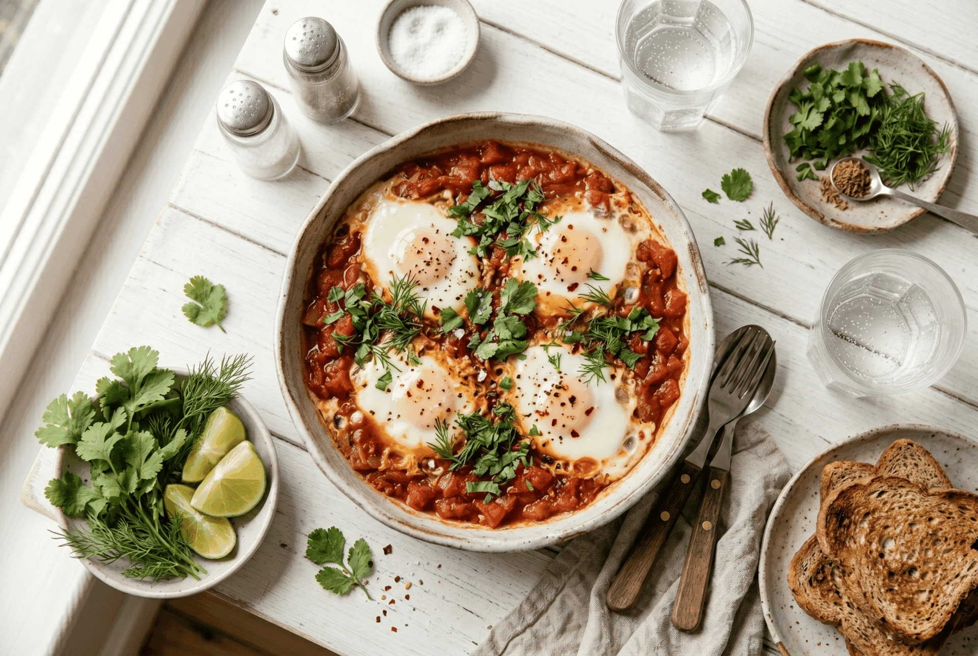 Jajka w pomidorach (Shakshouka po polsku)